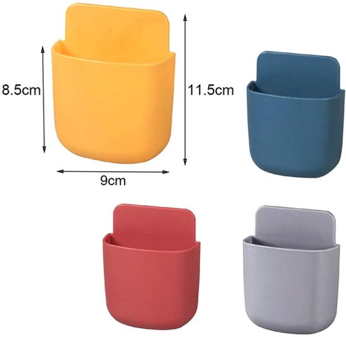 Opbergdoos voor afstandsbediening - multifunctioneel - set van 4