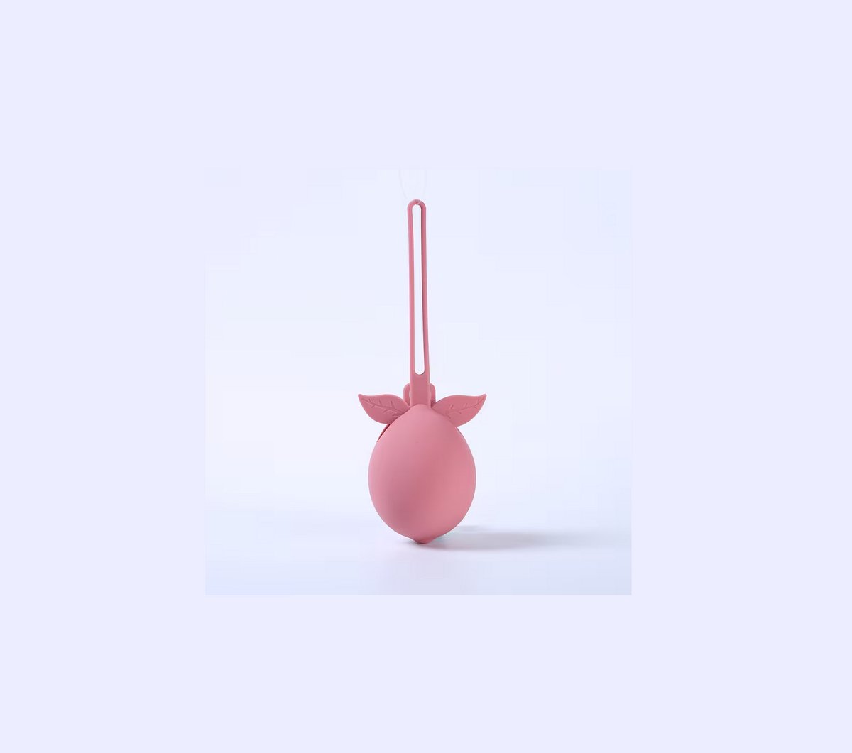 HHHK - Siliconen Speenhouder citroen vormig - Speenbakje - Speen - Oud Roze - Speenbewaarbakje - Speendoos - Silicone - 10x7x20cm