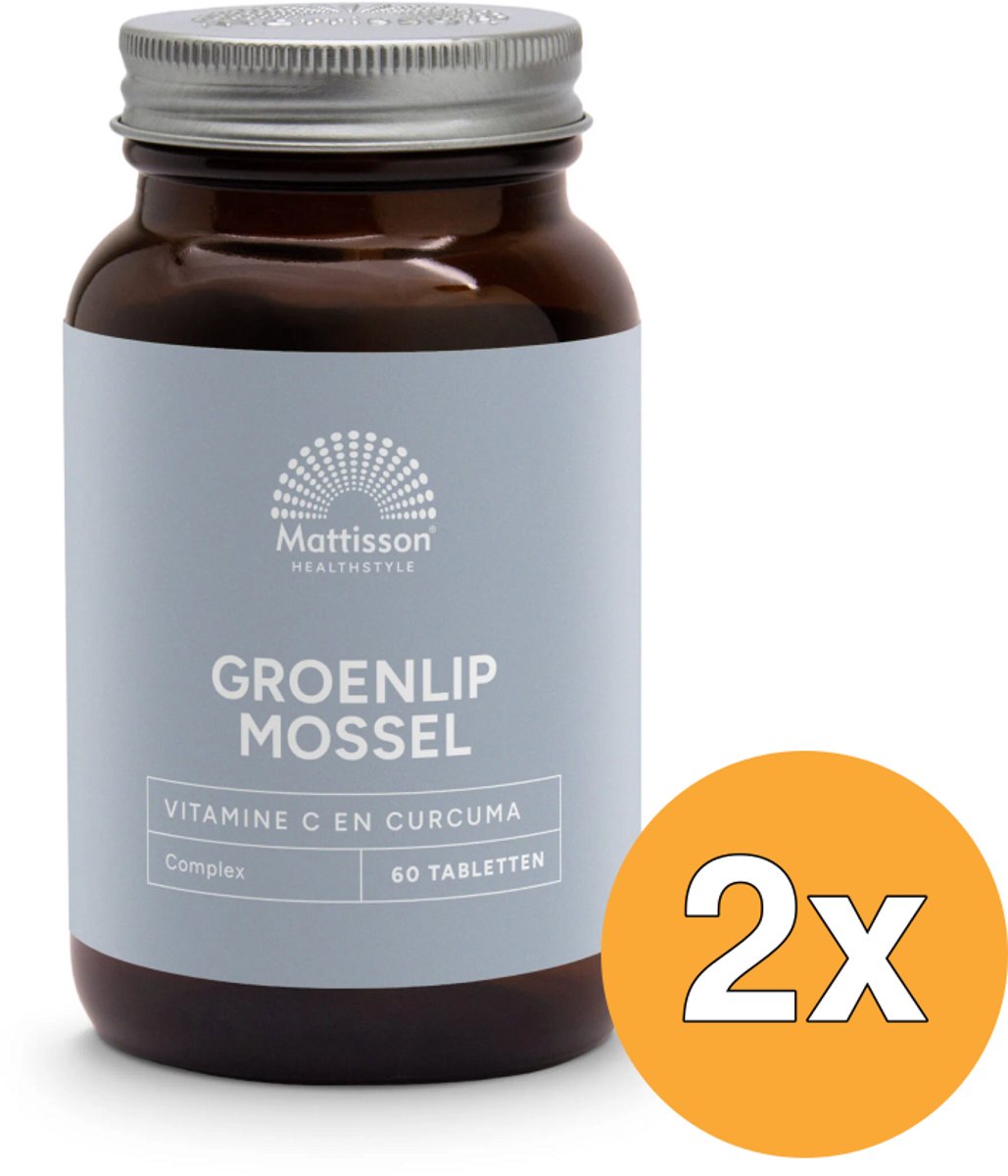 2x Mattisson Groenlipmossel Complex Nieuw-Zeeland (60 tabletten)