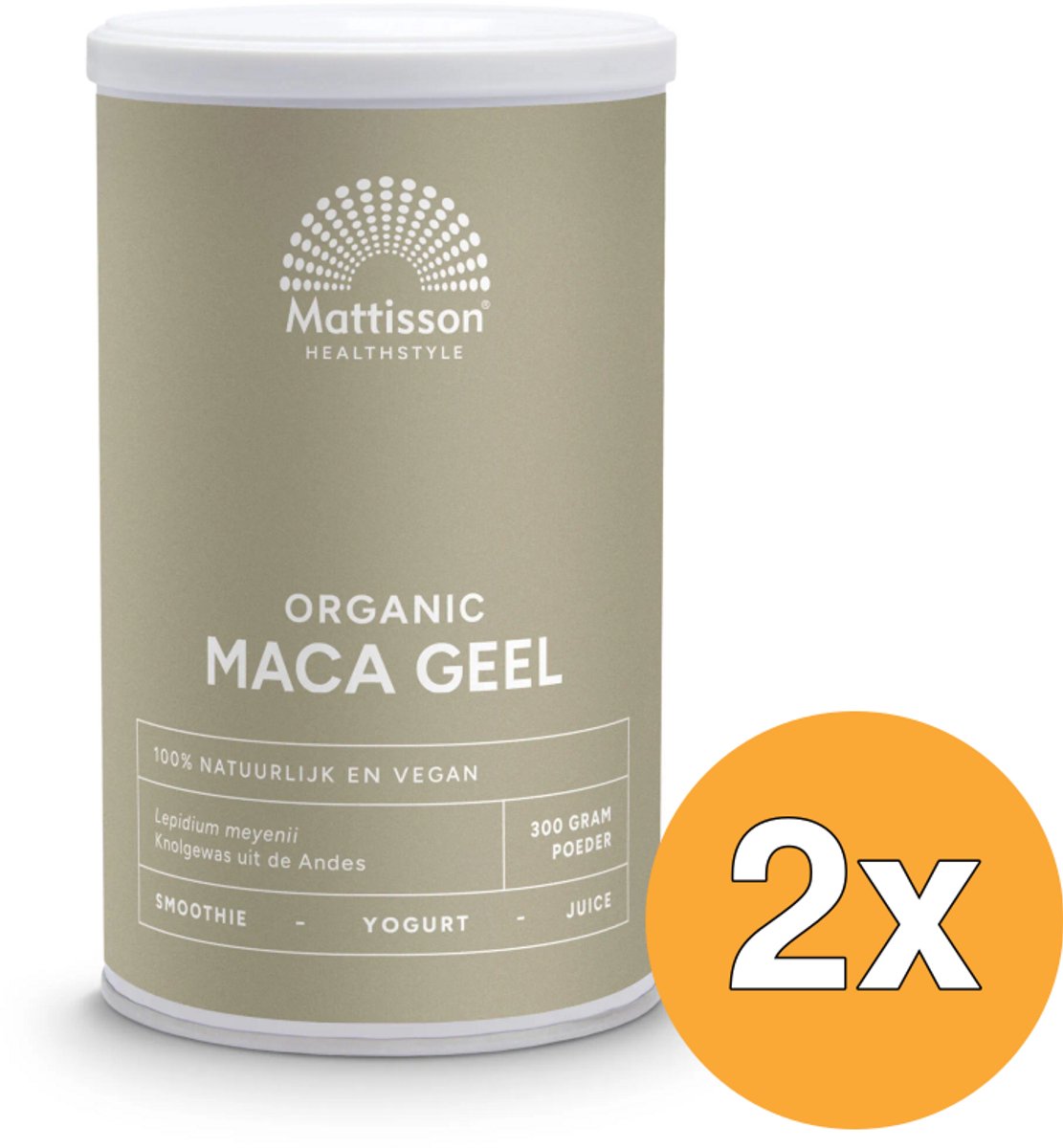 2x Mattisson Maca Poeder Bio (300 gr)