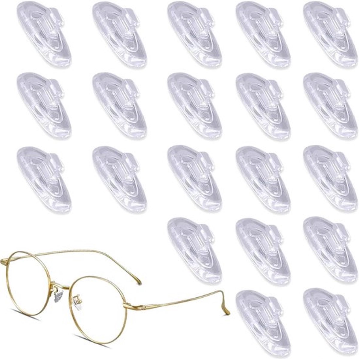 Zachte neuspads - 10 paar - antislip - Allecto Plus