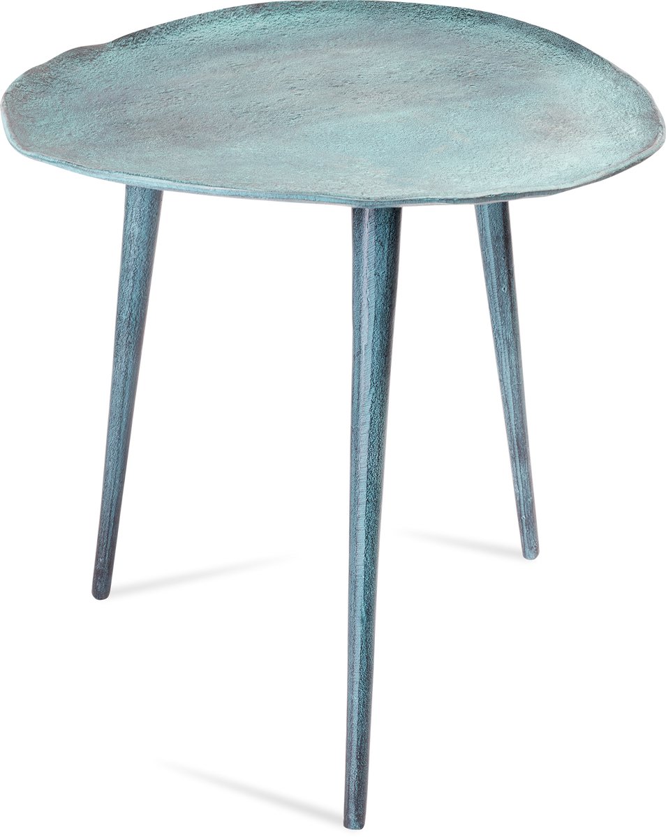 Blue Patina Side Table 46