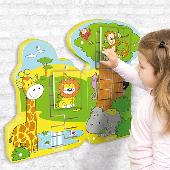 Beleduc Jungle wandspeelmodule - Wandspeelgoed - muurspel Leeuw 51 Cm van Beleduc — afbeelding 4