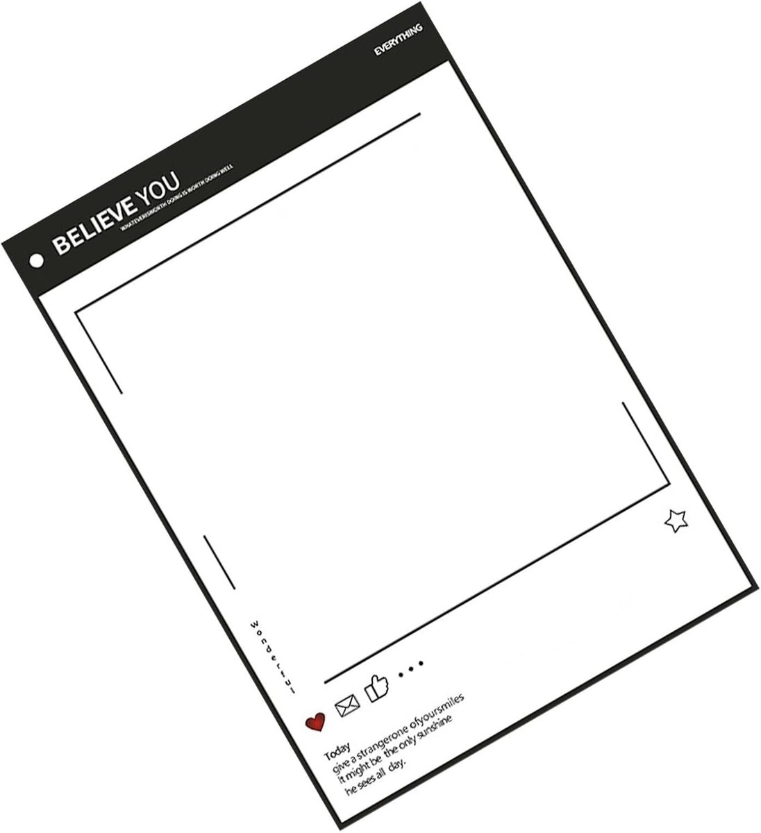 Magnetisch Notitiebord - Uitwisbaar Memobord - Keuken Organiseren - Sterke Magnetische Hechting - A3 Formaat - Wit