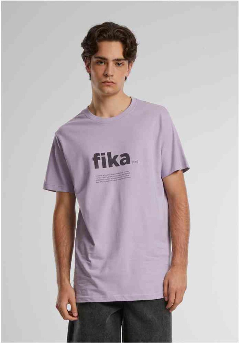 Mister Tee Fika Definition Round Neck Heren Tshirt M Paars