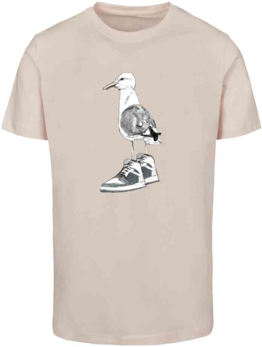 Mister Tee Seagull Sneakers Heren Tshirt S Roze