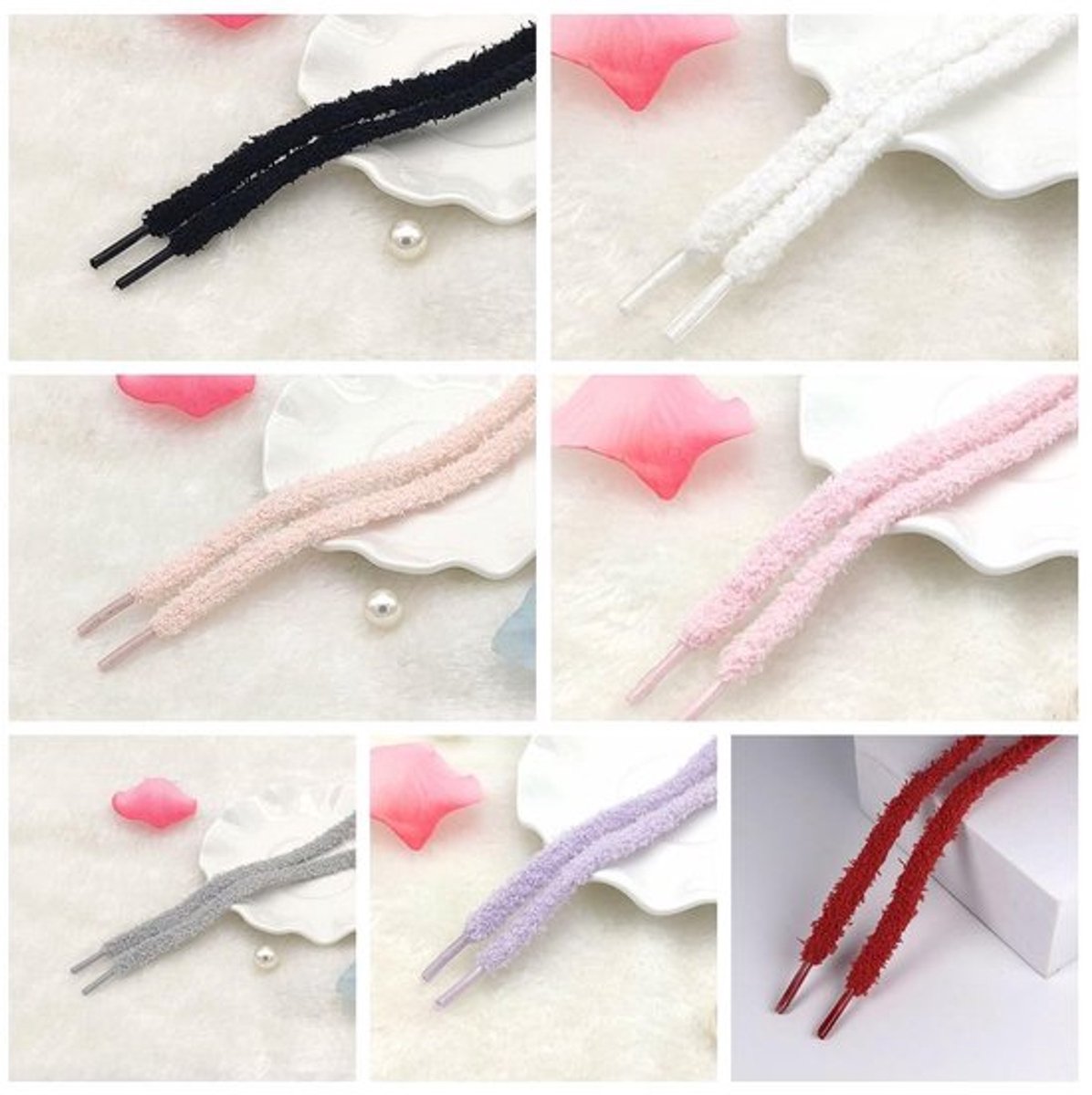 Dailygoods- Veters 8 mm Rond - Elastische Veters - Schoenveters 120 cm - Veters