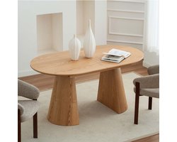 Milton & Oldbrook Verlengbare Eettafel 160-200 cm Furnas Eikenfineer