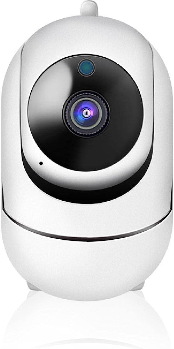 Beveiligingscamera Binnen - IP Camera Monitor - Huis Bewaken - 360 Graden Draaibaar - 1080P HD - Wit