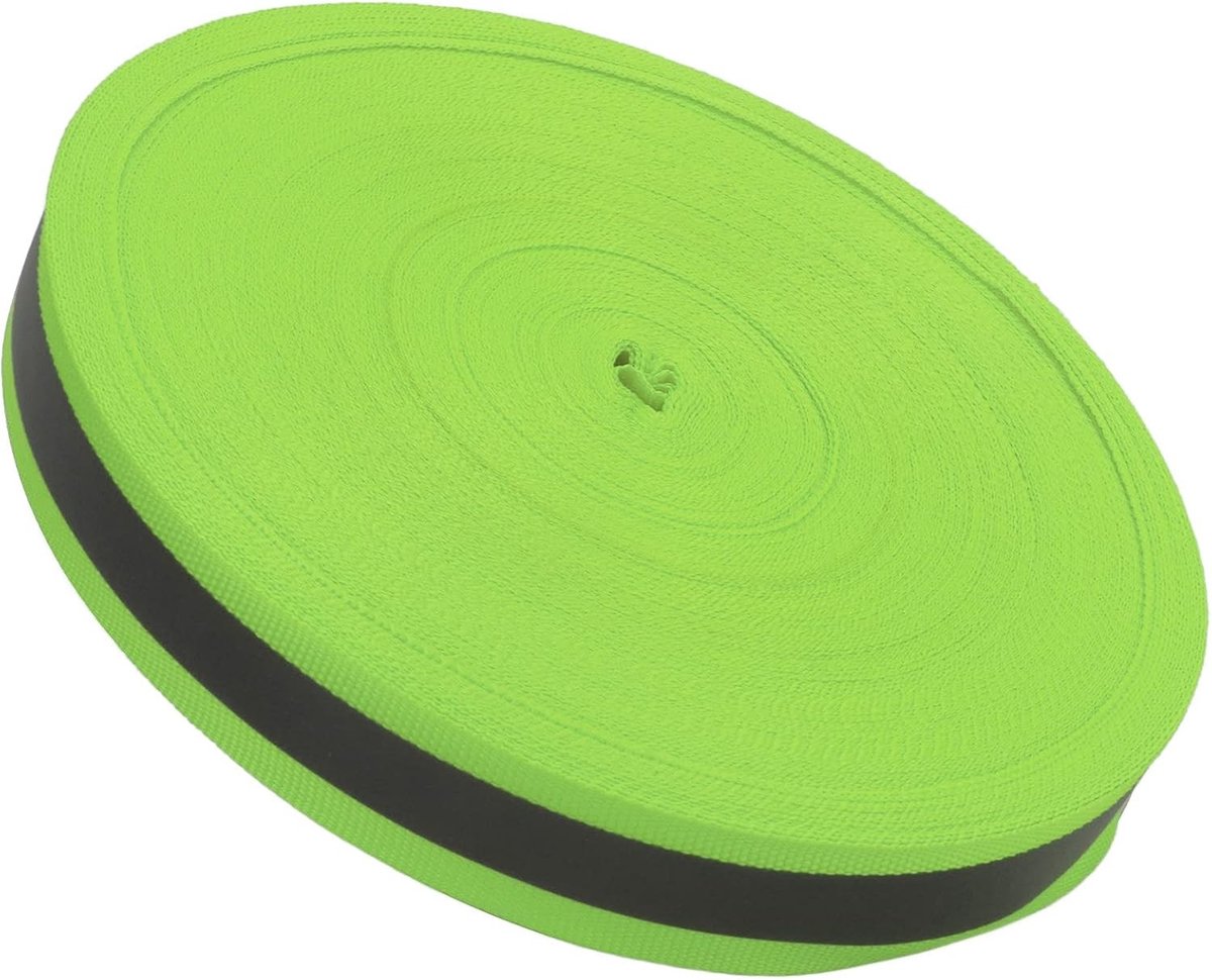 Reflecterende Tape van 50 Yards, Fluorescerende Band voor Naai Projecten, Sport en Buitenactiviteiten, Luminous Groen, Veiligheid, DIY, Verlichting