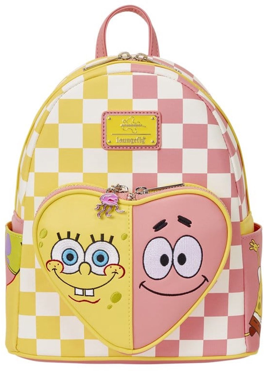 SpongeBob SquarePants & Patrick Star Checkered Mini Backpack