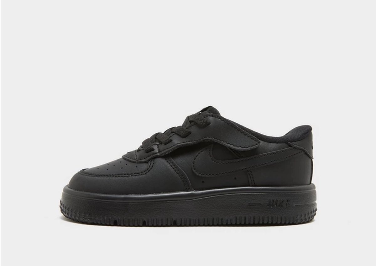 Nike Air Force 1 Easyon Low Kleuterschoenen Zwart
