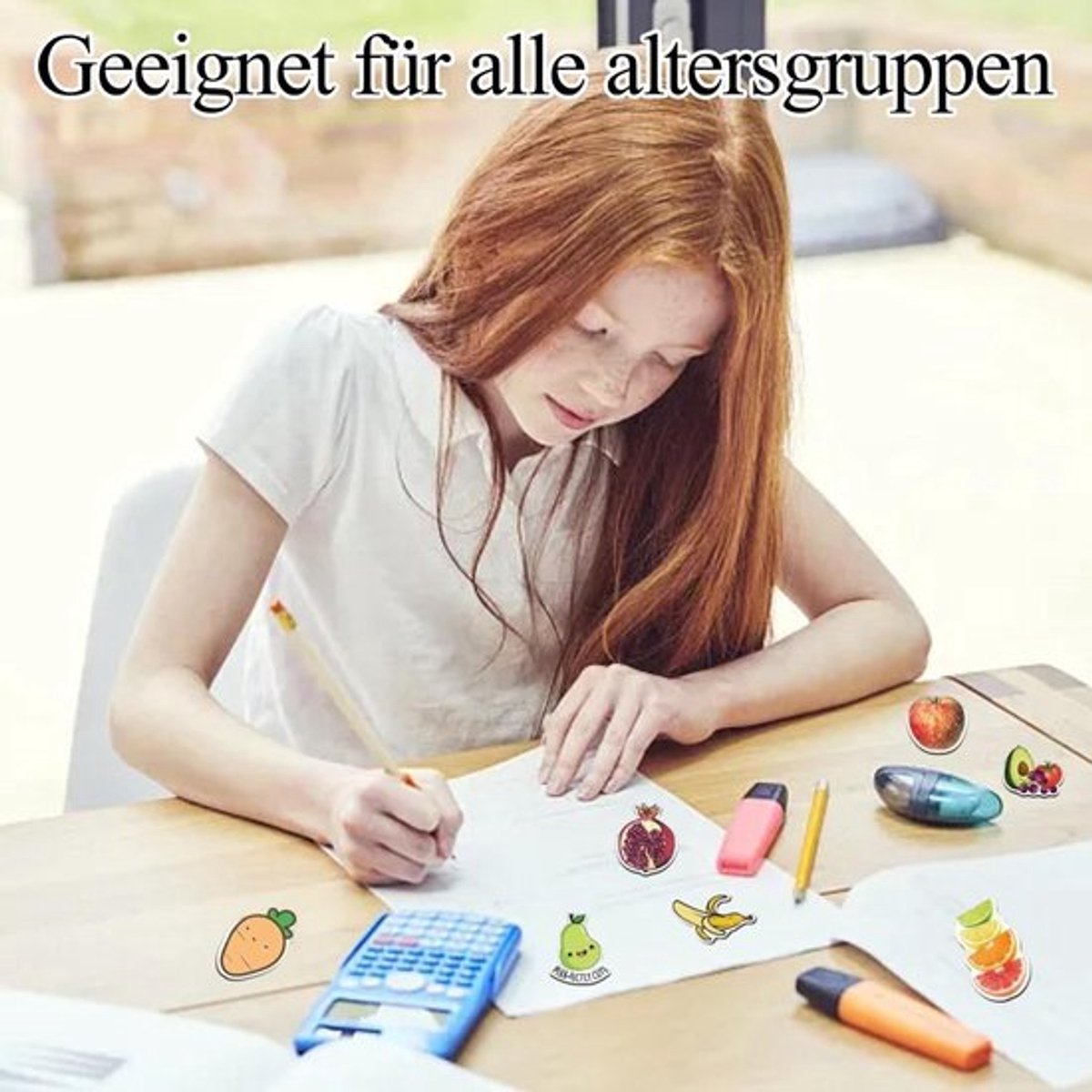 Fruitstickers Set van 100 stuks voor Jongeren - Allecto Plus
