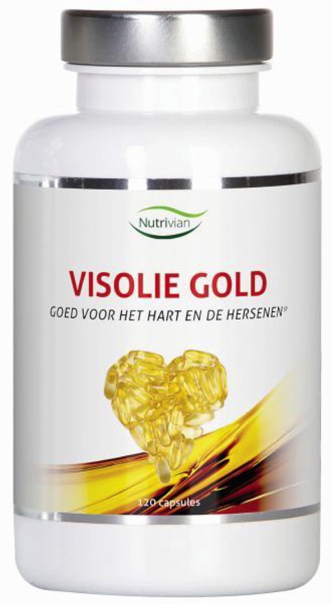 Bol.com Nutrivian Visolie gold 1000 mg EPA/DHA 120 Capsules aanbieding