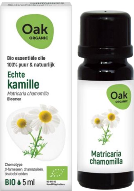 Oak Echte Kamille Essentiale Olie Bio 5 Etherische olie