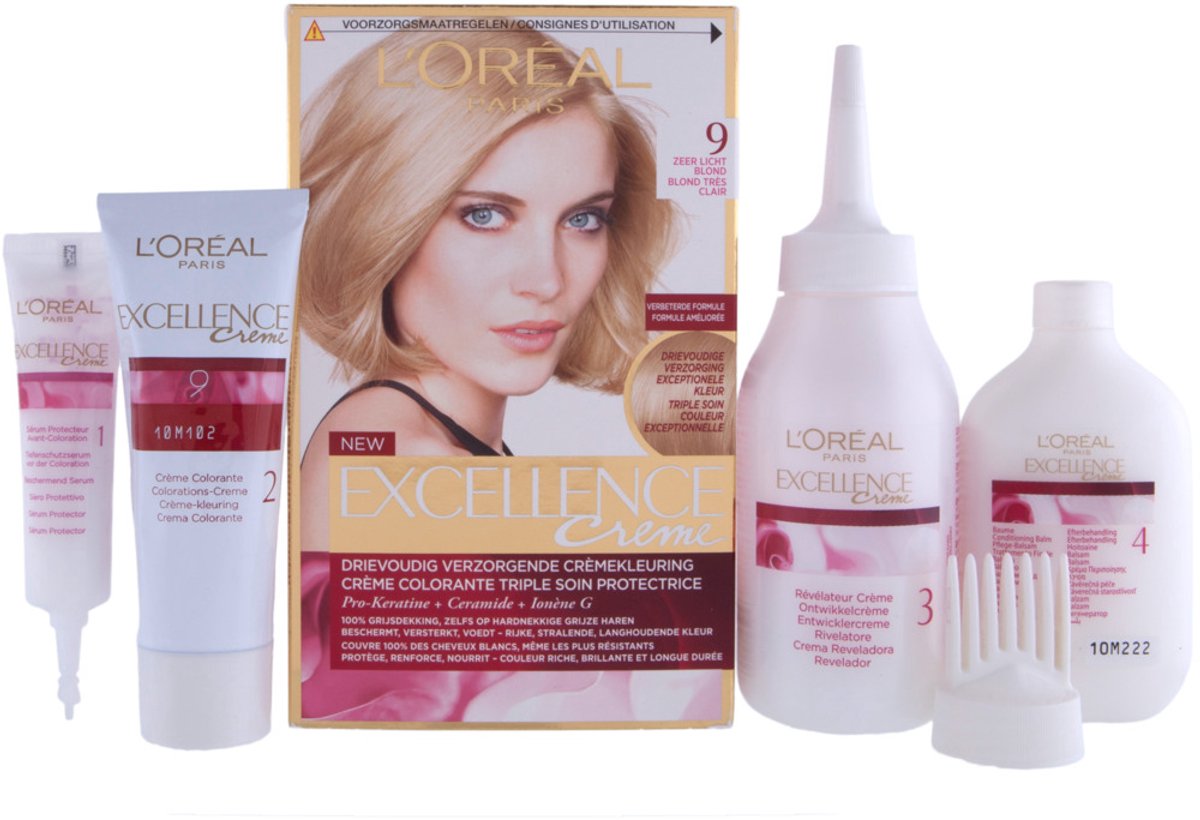 L’Oréal Paris Excellence Crème 9 Zeer Licht Blond - Haarverf