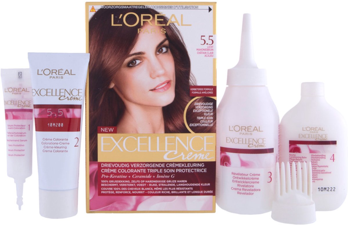 L’Oréal Paris Excellence Crème 5.5 - Licht Mahoniebruin - Haarverf