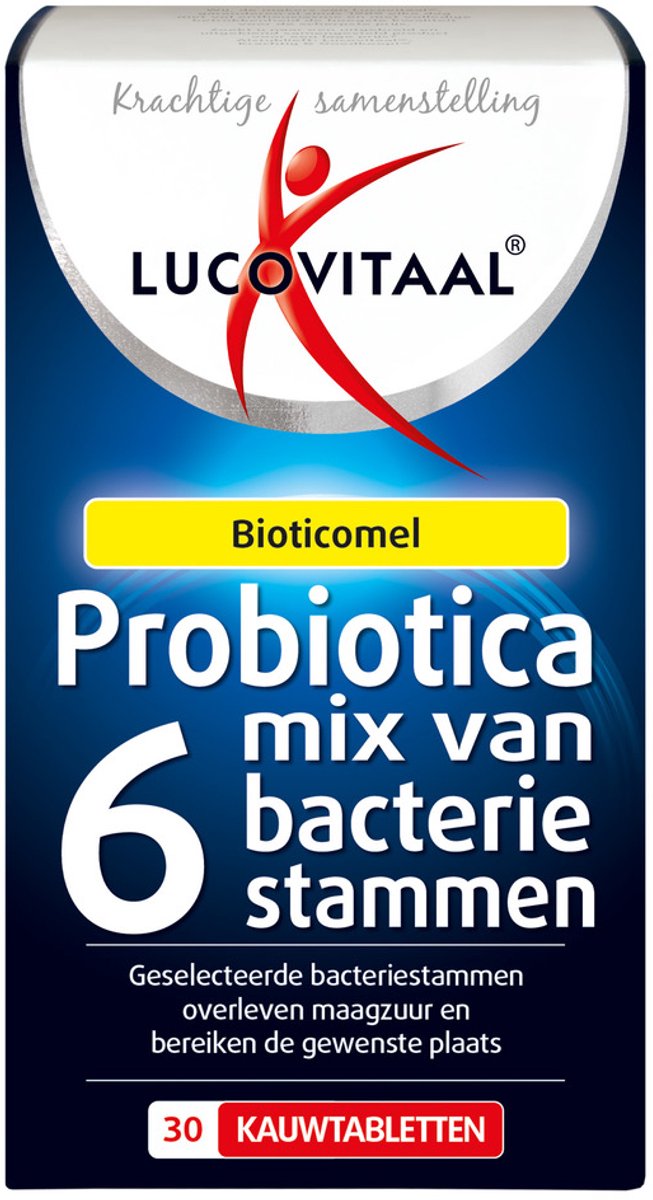 Lucovitaal Probiotica Voedingssupplement - 30 Kauwtabletten