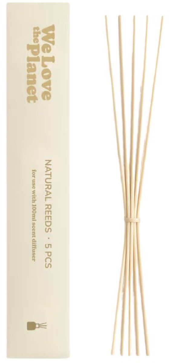 We Love The Planet Natural Reeds 5pcs (100 ml)
