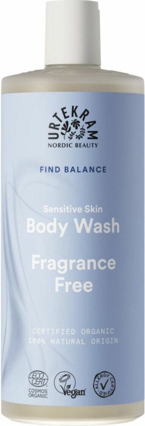 Urtekram Fragrance Free Parfumvrije Bodywash Gevoelige Huid