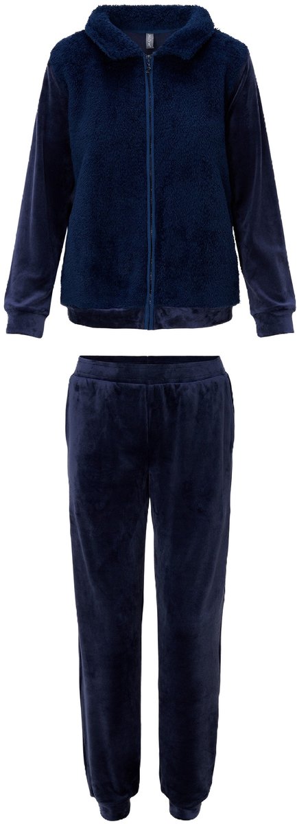 LingaDore Velvet fleece Huispak black iris