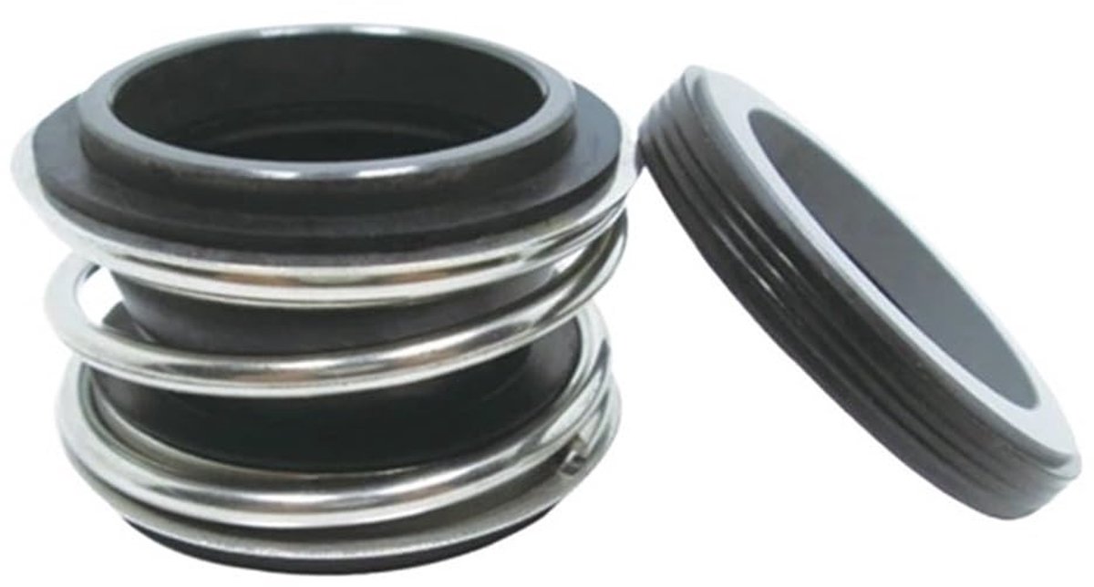 Mechanische asafdichting - Waterpompas - Pomp onderhoud - Temperatuur tolerant - 16 mm - Zwart