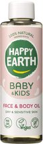 Happy Earth Gezicht en Lichaam Olie - Baby & Kids - 100% Natuurlijk - Babyhuidverzorging - Geschikt vanaf Geboorte – 150 ml