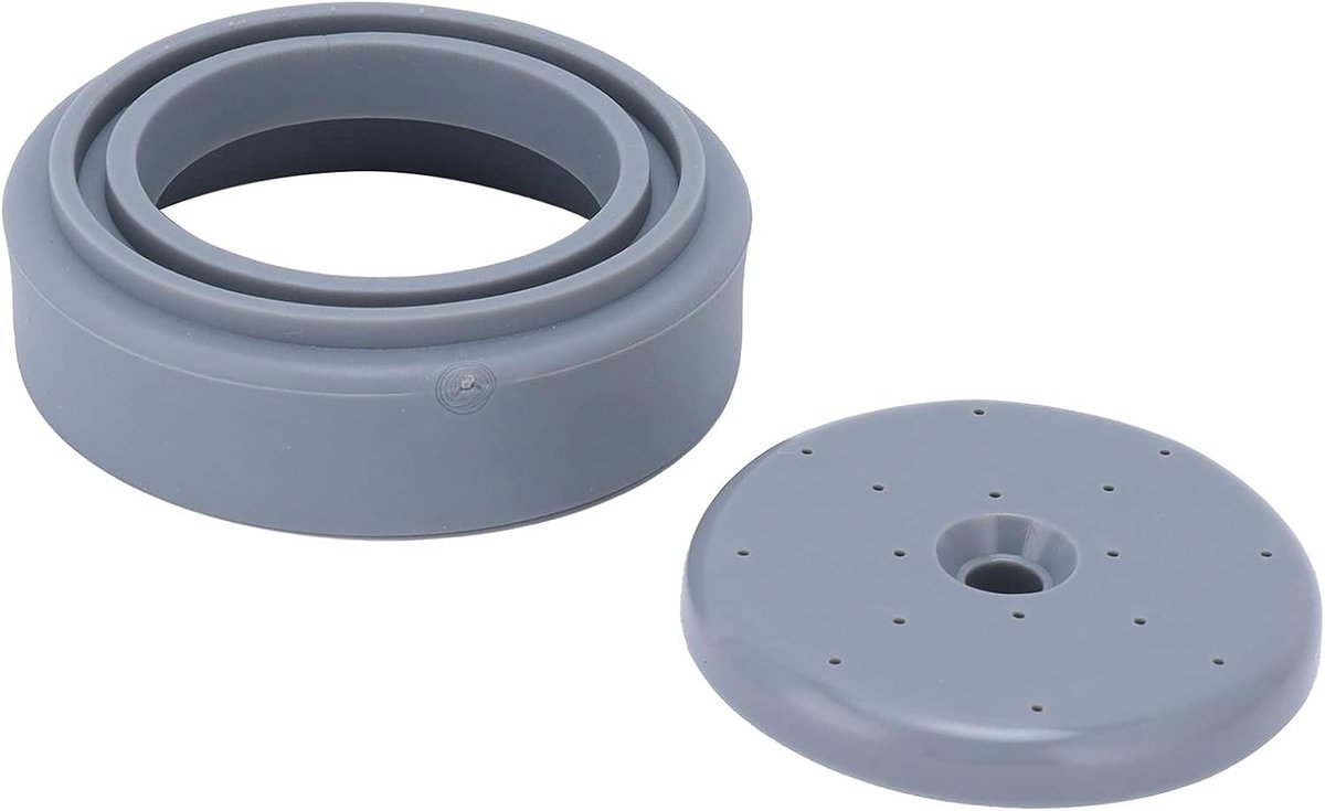 Reparatieset Sproeiklep - Douchekraan Cover - Keuken Onderhoud - Hoogwaardig Plastic - 15x11x9 cm - Grijs