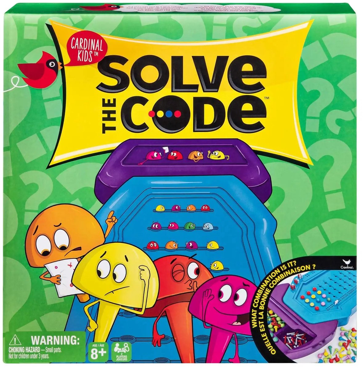 Cardinal Games Solve The Code bordspel - Vanaf 8 jaar - 2 spelers - Denk spel