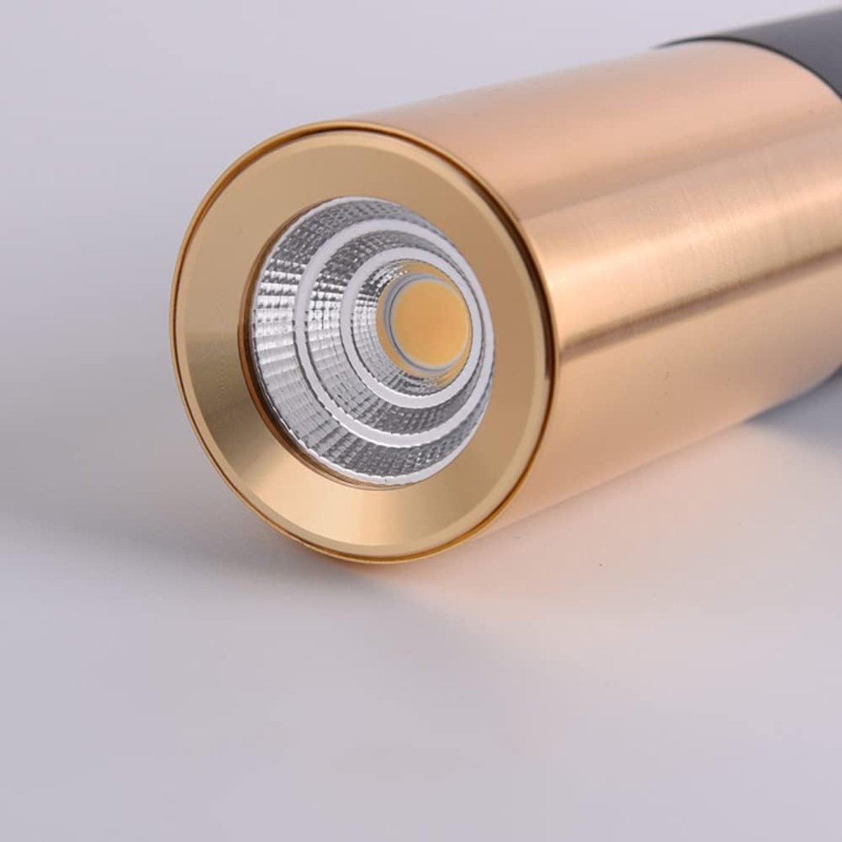 Aluminium LED Lamp - Cilinder Licht Buisverlichting - Trap Verlichten - Energiezuinig Ontwerp - 5 x 50 cm - Zwart
