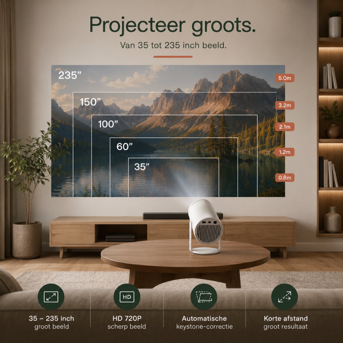 Organess Beamer - Home Cinema - 8k ondersteunend thumbnail 3