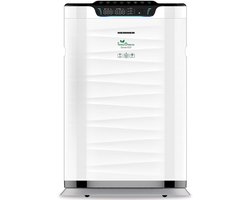 Heinner Luchtreiniger – 75 W – CADR 600 m³/u – Geschikt voor 42–72 m² – WiFi – HEPA H11-filter – PM2.5 Sensor & Display – Ionisator – 12 Uurs Timer – 5 Snelheden – Wit