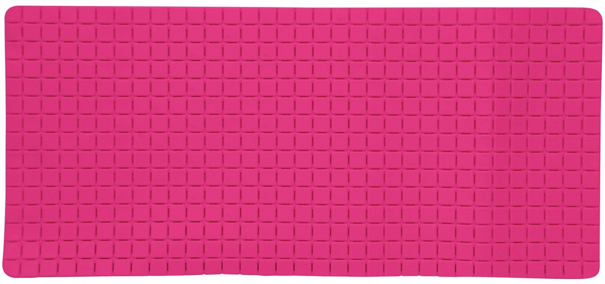 Solidchoice - Antibacteriële Douchematt met Zuignappen 36x76 cm Roze