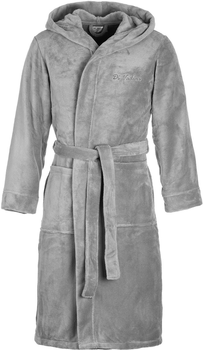 Solidchoice - Unisex Badjas van Microfibre met Kap en Grote Zak