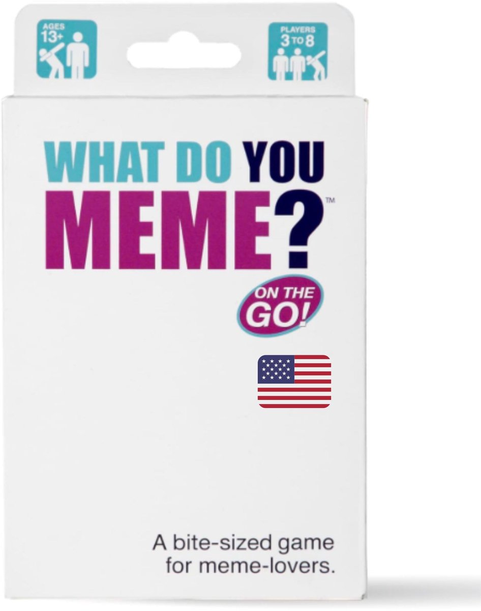 Solidchoice - Compact Reisversie van het Meme Partyspel