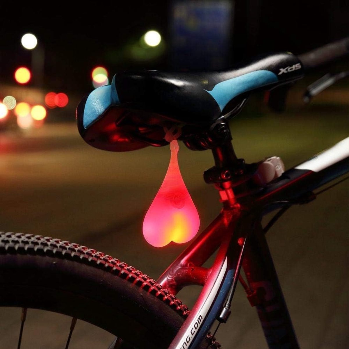 Solidchoice - Waterdichte LED Fiets Achterlicht in Hartvorm