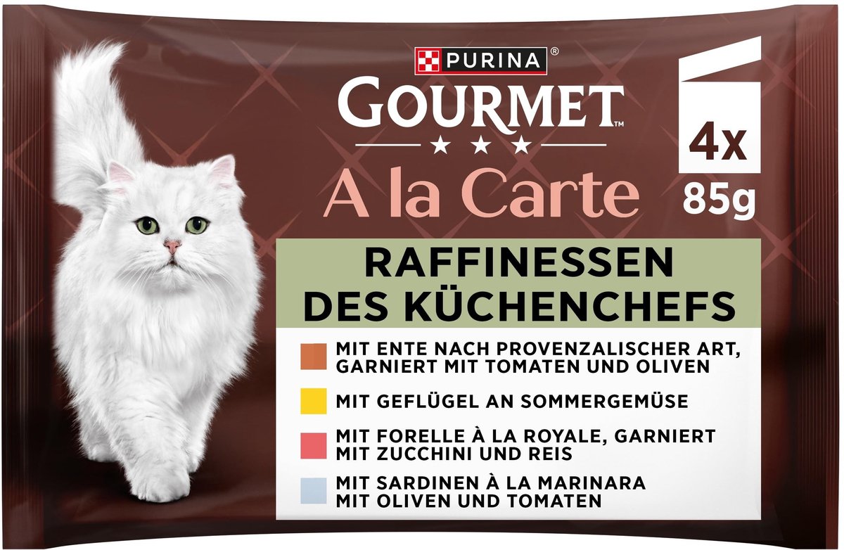 Solidchoice - Natvoer voor Katten met Eend, Truit en Sardine in Saus