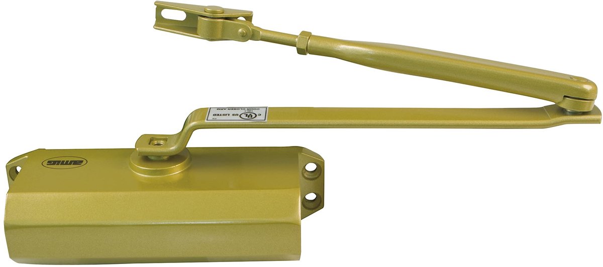 Solidchoice - Automatische Deursluiter voor Deuren tot 40 kg, Aluminium met Gouden Afwerking
