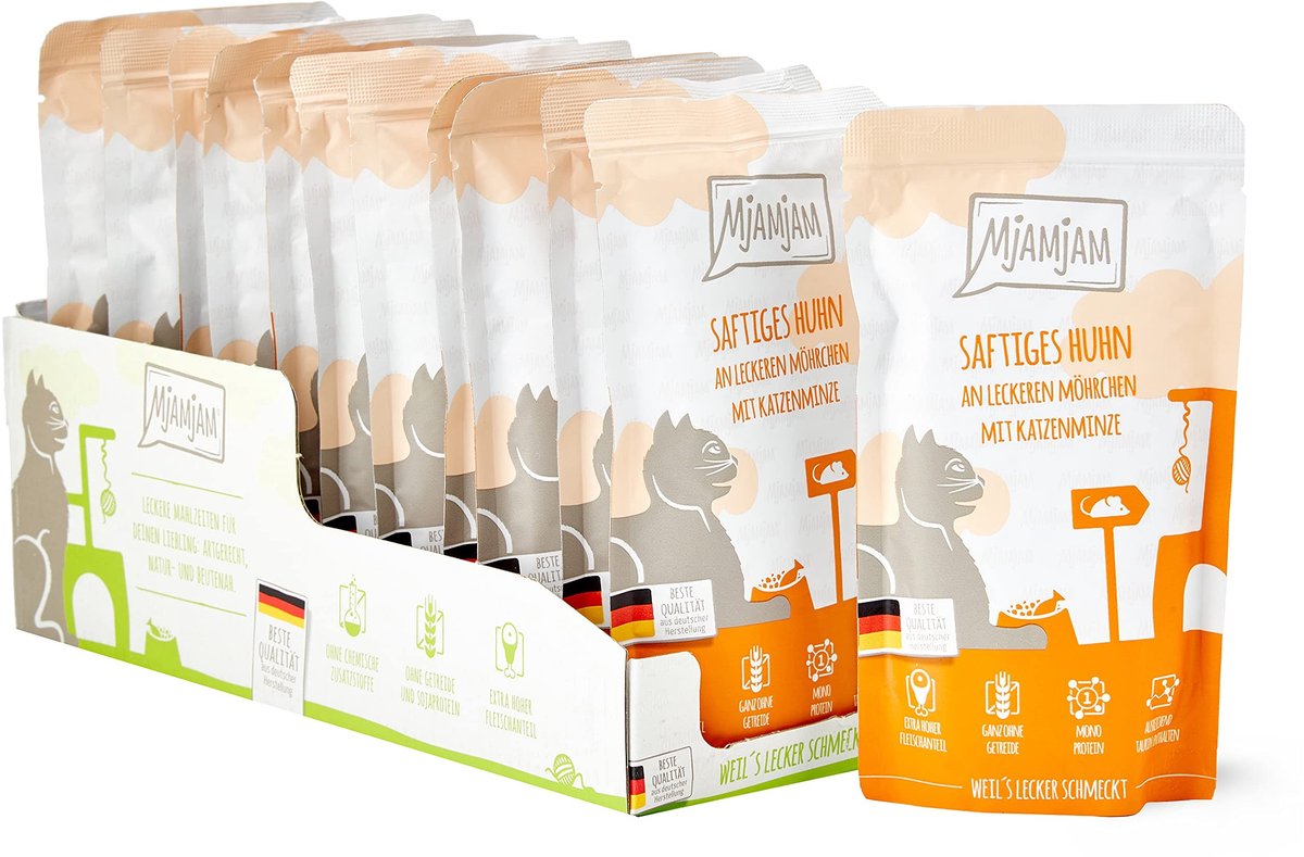Solidchoice - Premium Natvoer voor Katten met Kip en Wortelen - 12 x 125 g