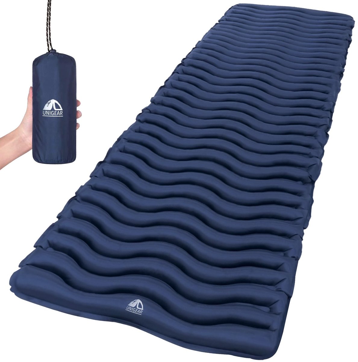 Solidchoice - Opblaasbare Camping Isomatte met Dubbellaags Materiaal