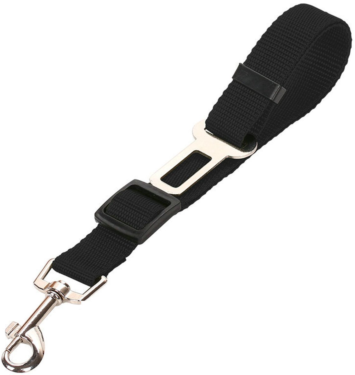Veiligheidsgordel voor hond in de auto / 45-70 cm x 2,5 cm, Zwart