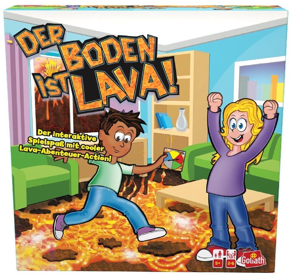 Solidchoice - De Bodem is Lava Bordspel voor het Gehele Gezin