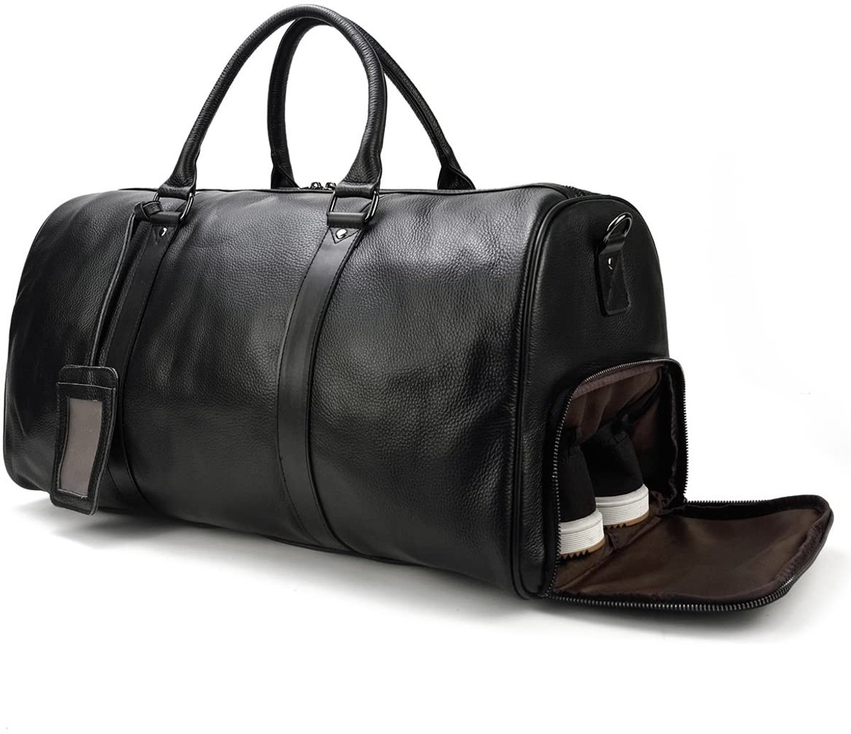 Solidchoice - Vintage Reistas met Schoencompartiment