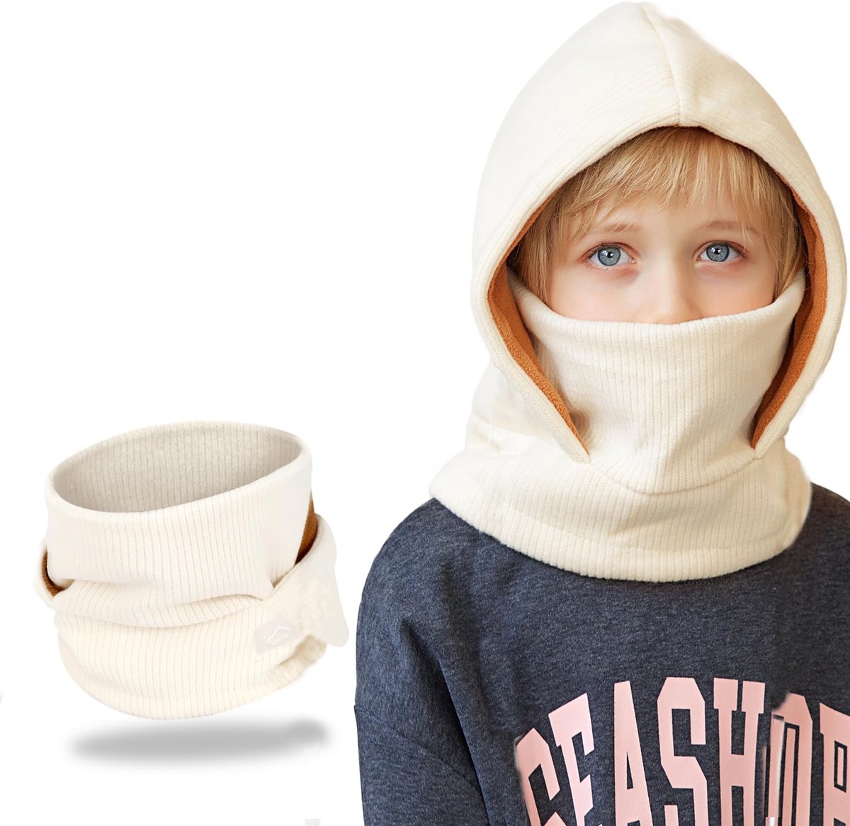 Solidchoice - Kinder Thermische Fleece Balaclava 4-10 Jaar