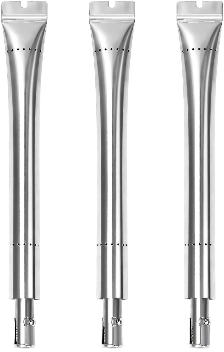 Solidchoice - 3 Stuks Dual Tube Branders voor Gasbarbecue