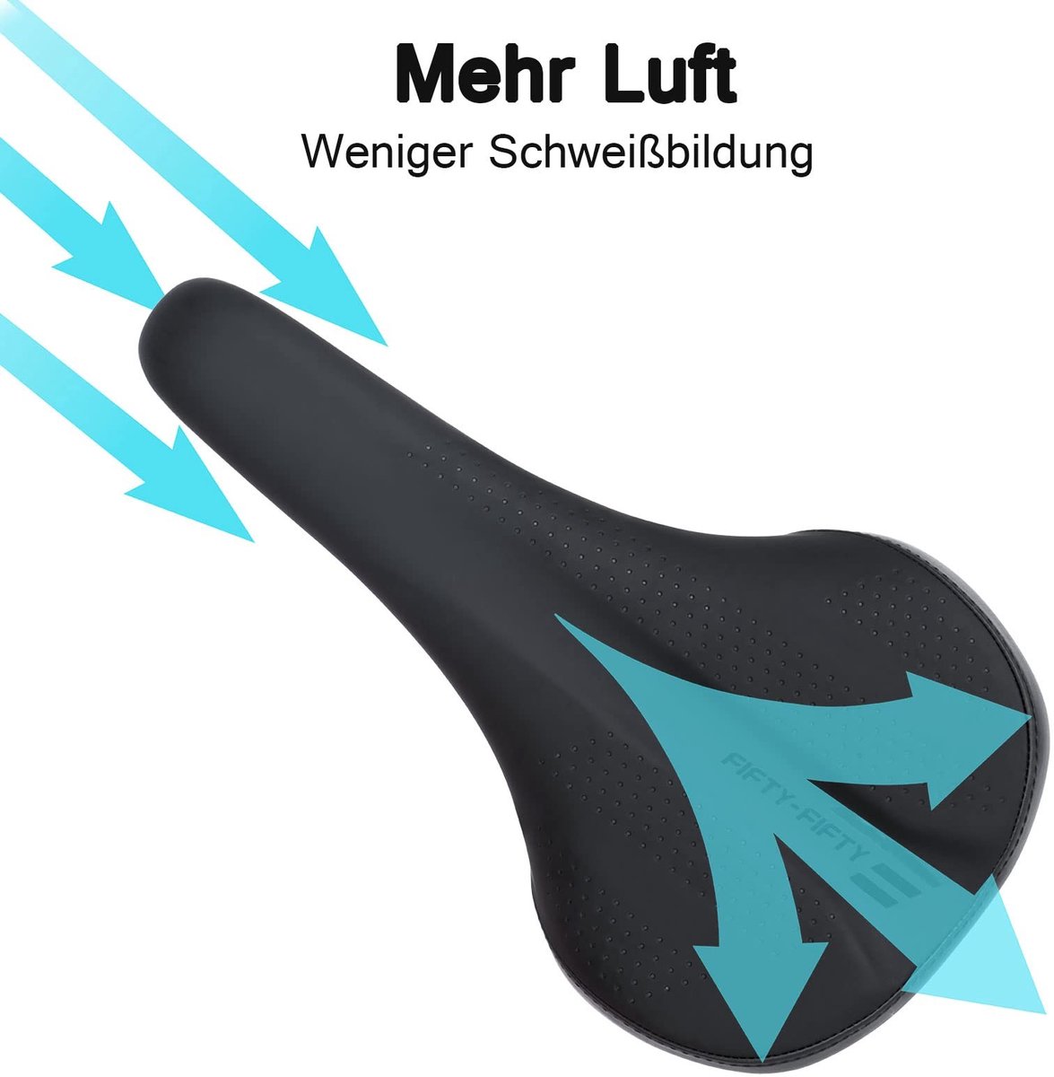 Solidchoice - Ergonomisch MTB Zadel met Geheugenfoam en Waterdicht Ontwerp