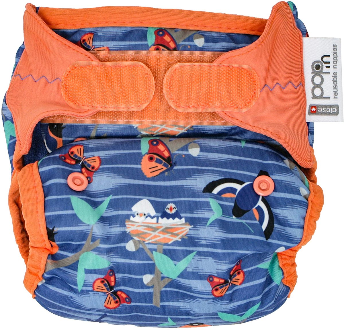 Solidchoice - Premium Bamboe Stoffen Luier met Aplix Sluiting