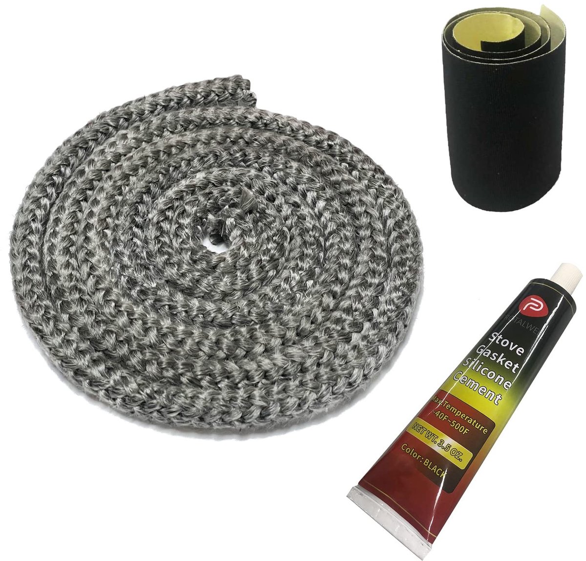 Solidchoice - Houtkachel Deurpakking Kit, Hoge Temperatuur Bestendig
