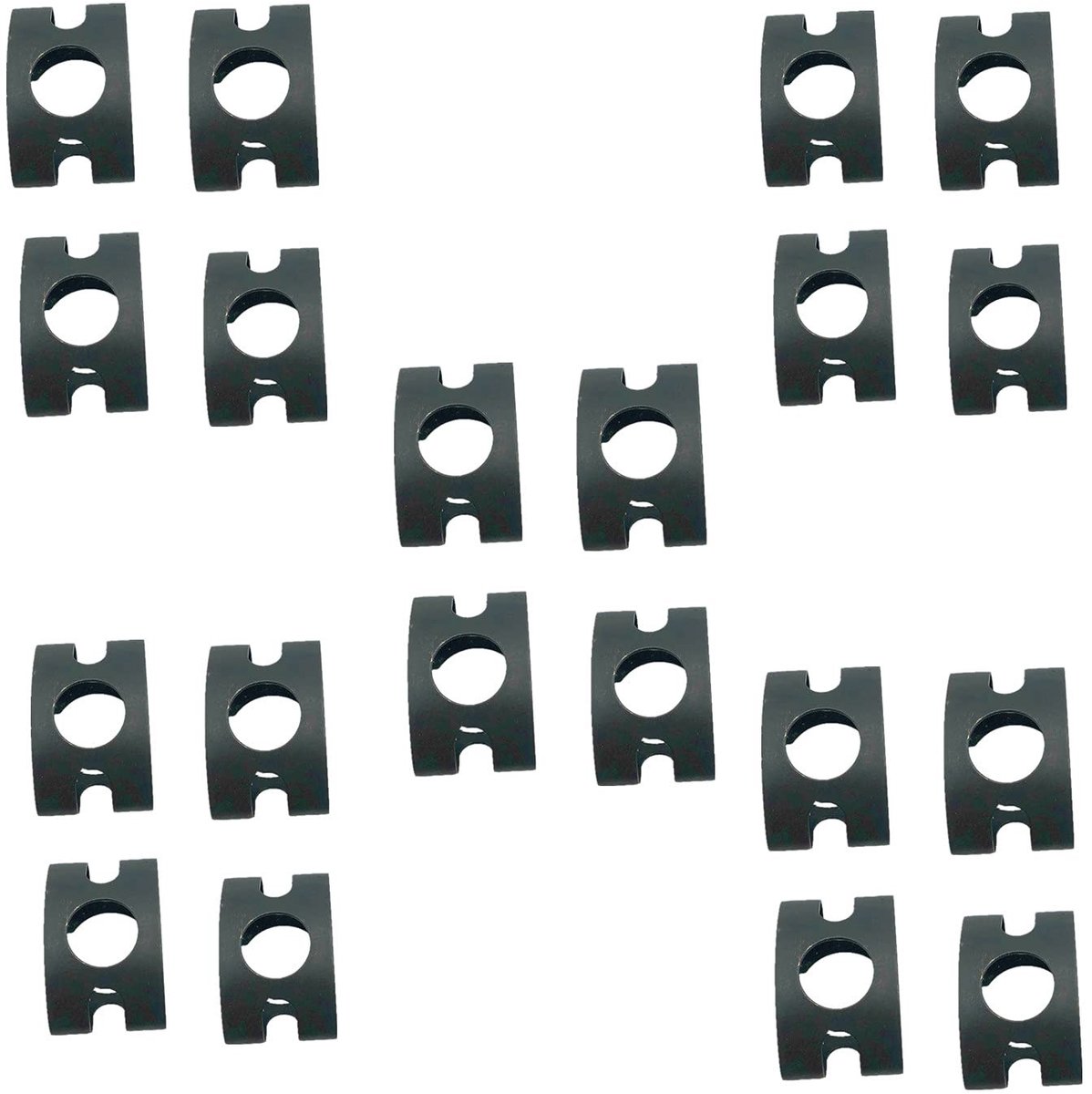 Solidchoice - 20 Stuks Remslang Bevestigingsclips voor VW, Audi, Skoda