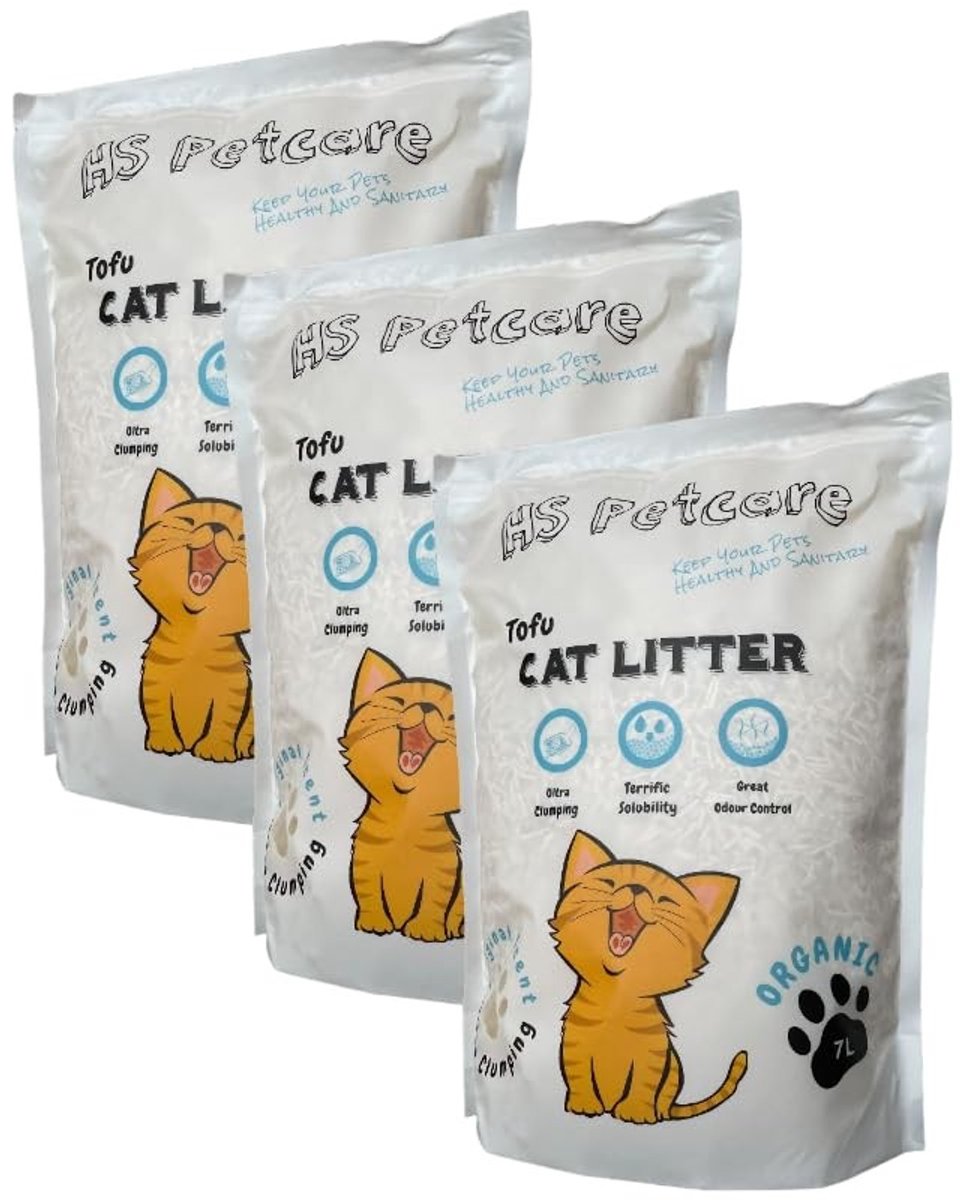 Solidchoice - Biologische Klompende Kattenbakvulling van Tofu, 21L